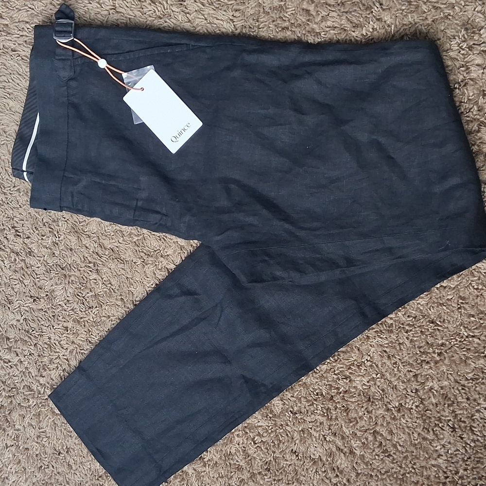Quince 100% Linen Black Dress Pants 30×34 - Picture 11 of 14